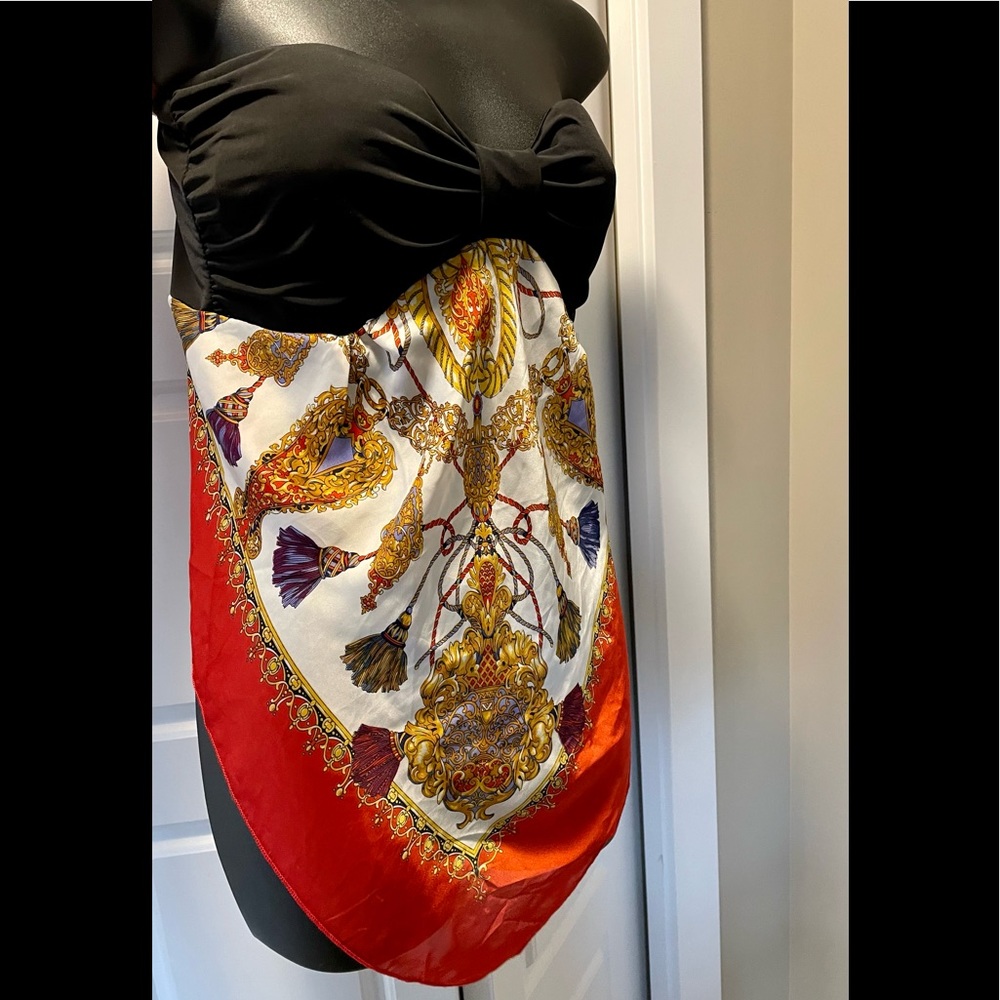 🌾 Posh scarf bandeau top